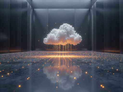 云网互联架构图，多个云服务商连接示意图，现代化数据中心